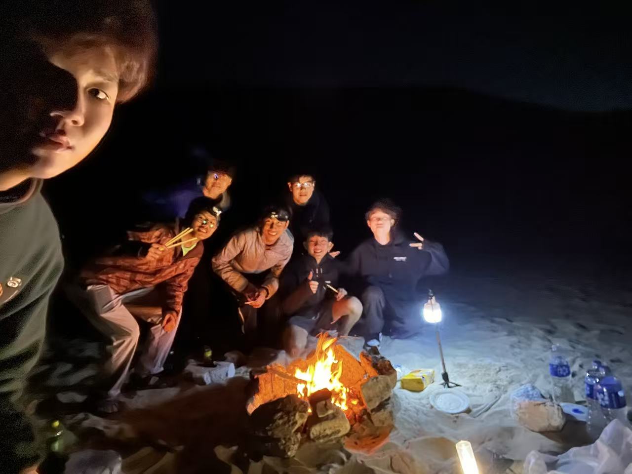 Campfire with friends